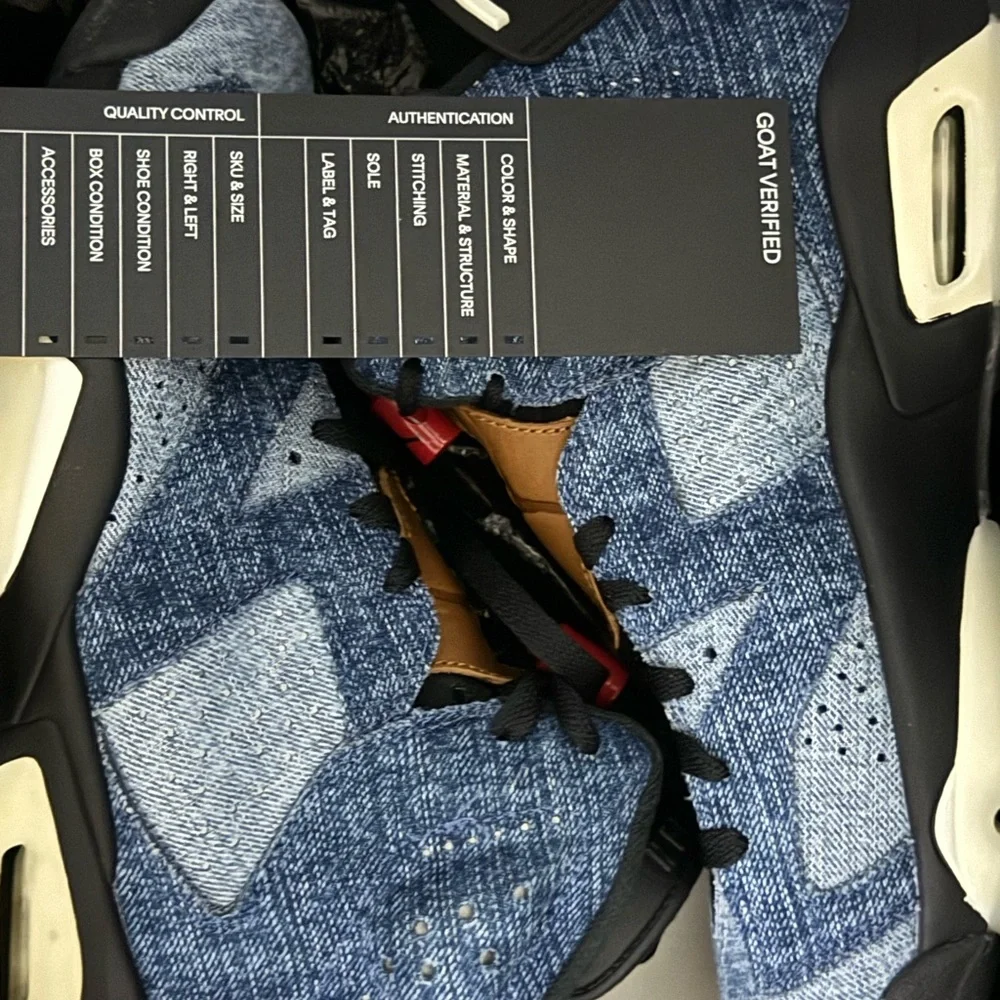 Jordan Retro 6 Denim NEW DS SIZE8 - Picture 3 of 5